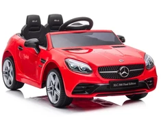 Lean Cars Dvivietis elektromobilis vaikams Mercedes SLC 300, raudonas