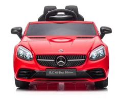 Lean Cars Dvivietis elektromobilis vaikams Mercedes SLC 300, raudonas