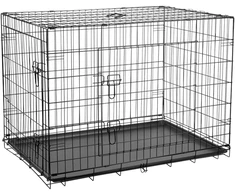 Metalowa Metalinis šunų narvas, žaidimų aptvaras, XXL dydis 107x71x78 cm, REBEL ANIMALS