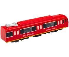 Lean Toys Metro traukinys raudonas