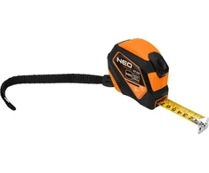 Miara Plieninė matavimo juosta 3 m x 16 mm, automatinis užraktas, stabdymo mygtukas, magnetas