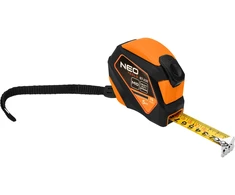 Miara Plieninė matavimo juosta 5 m x 19 mm, automatinis užraktas, stabdymo mygtukas, magnetas