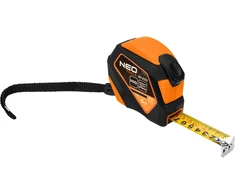 Miara Plieninė matavimo juosta 5 m x 25 mm, automatinis užraktas, stabdymo mygtukas, magnetas