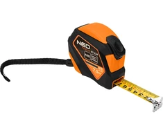 Miara Plieninė matavimo juosta 7,5 m x 25 mm, automatinis užraktas, stabdymo mygtukas, magnetas