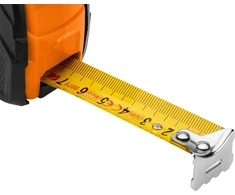 Miara Plieninė matavimo ruletė 7,5 m x 25 mm, automatinis užraktas, du stabdymo mygtukai