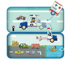 mierEdu – Magnetinė kelioninė dėžutė – Transporto priemonės (ME0891)