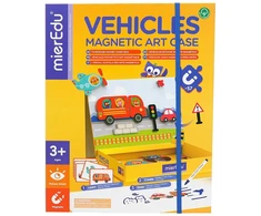 mierEdu – Magnetinis meno dėklas – Transporto priemonės – (ME151)