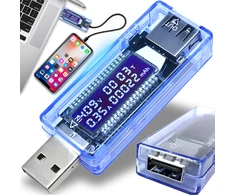 Miernik USB voltmetras, ampermetras, įtampos testeris