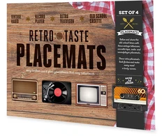 Mikamax - Retro placemats - 4 vnt. rinkinys
