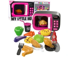 Lean Toys Vaikiška mikrobangė My Little Home su garsais ir šviesomis