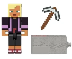 Mattel Minecraft - Biome Builds 8 cm figūrėlė - Raudonojo akmens įkrautas Kai (JJR86-JL10)