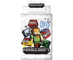 Minecraft – Suaugusiųjų patalynės komplektas 140x200 (MNC743)