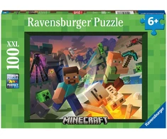 Ravensburger Dėlionė - Monstras Minecraft (100 XXL detalių) (PEG3333)