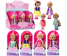 Lean Toys Princesės lėlė su karūna, 17 cm