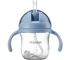 Mininor Global Aps „mininor Global“ – šiaudinis butelis iš tritano, 220 ml – šiaurietiško dangaus mėlynumo (14243)