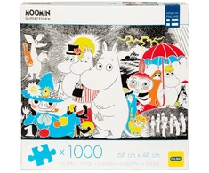 Moomin Muminas - Dėlionė 1000 detalių Komiksų knygelės viršelis 1 (40855542)