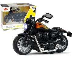 Lean Toys Žaislinis motociklas Champion 1:14 su šviesomis ir garsais