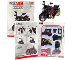 Lean Toys Motociklo modelis 1:14 raudonas