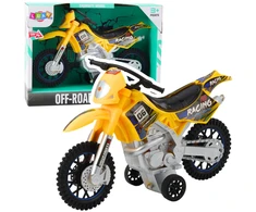 Lean Toys Žaislinis krosinis motociklas su šviesomis ir garsais, 27 x 16.5 x 9.5 cm