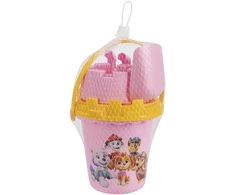 Moxypaw Patrol Moxy - Šuniukų patrulis: Paplūdimio kibirėlis, 5 vnt. - Rožinis (160025)