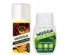 „Mugga Strong“ 50 % dezinfekcinis skystis nuo uodų ir erkių + „Mugga“ balzamas