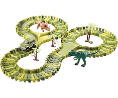 Multi Track Daugiafunkcis takelis – Dinozaurų lenktynių trasa, 120 detalių (41761)