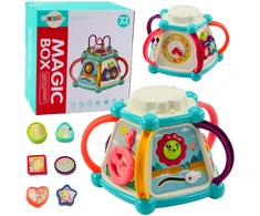 Lean Toys Daugiafunkcis edukacinis kubas 7 viename su garsais ir šviesomis