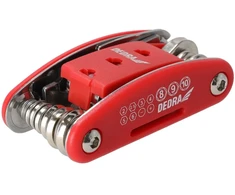 Dedra Multitool Daugiafunkcinis dviračių remonto rinkinys, 15 dalių, CRV
