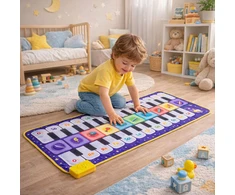 Lean Toys Muzikinis šokių kilimėlis 120 x 48 cm