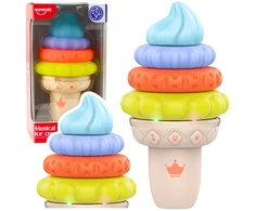 Lean Toys Muzikinis edukacinis žaislas mažyliams su šviesomis ir garsais