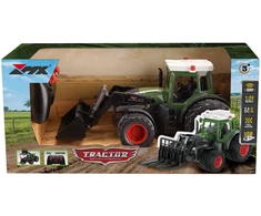 MX R/C Constructions - Traktoriaus nuotolinio valdymo pultas su kastuvu 2,4 GHz, 3,7 V ličio jonų, žalias (471476)