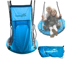 Lean Sport Sūpynės palapinė Leansport „Gandro lizdas“ mėlyna 90-100 cm