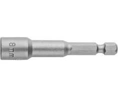 Nasadka Magnetinė galvutė 8 x 65 mm, 1/4 colio kotas
