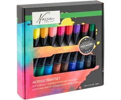 Nassau - Akriliniai dažai - 18 x 36 ml (AR0701/GE)