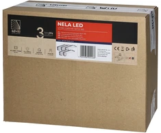 Orno NELA 5 LED šviestuvų komplektas po spintele, 4x2W+7.5W, 4000K, su USB, baltos spalvos