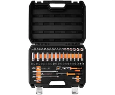 Neo Tools Klucze nasadowe 1/4", komplektas 63 vnt., pianka EVA