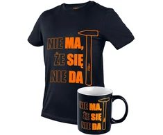 T Shirt Marškinėliai su spauda, ​​MA SIĘ DO, XXL dydis