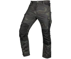 Neo Tools „Mix&amp;Match“ darbo kelnės, drobė, sutvirtintos „Cordura“ audiniu, žalios, maskuojančios, L dydis