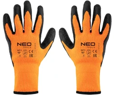 „Neo Tools“ izoliuotos darbo pirštinės, lateksu dengtas poliesteris, 2242X, „Dydis 10“
