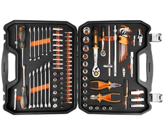 Neo Tools Rinkinys kluczy nasadowych 1/2", 1/4", 95 vnt., CrV, pianka EVA