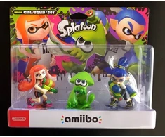 Nintendo Amiibo Splatoon Inkling Girl Squid Boy trijų figūrėlių rinkinys (3 vnt.)