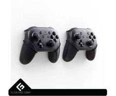 „Nintendo Switch Pro“ valdiklio sieninis laikiklis, pagamintas „FLOATING GRIP®“, juodas