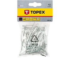 Topex Aliuminio kniedžių komplektas 50 vnt. 3.2x9.6 mm