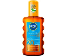 Nivea apsauginis ir bronzinis aliejus nuo saulės SPF 20, 200 ml