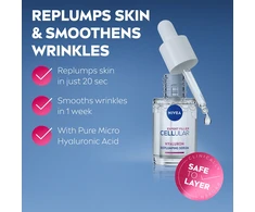 Nivea - hialurono rūgšties atkuriamasis serumas - 15 ml