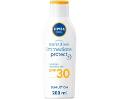 Nivea raminamasis losjonas jautriai odai SPF30, 200 ml