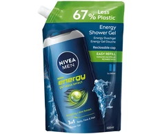 „Nivea“ vyrams skirtas dušo želė „Energy“ papildymas, 500 ml