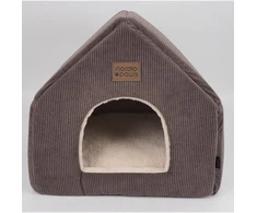 „Nordic Paws“ – Elvos kačių ola – ruda/smėlio spalvos – 46 x 43 x 42 cm