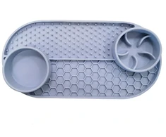 Nordic Paws - Laižymo kilimėlis 3in1 - Pilkas - 32x16.5cm