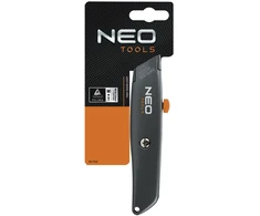 Neo Tools Peilis su trapecijos ašmenimis, metalinis korpusas